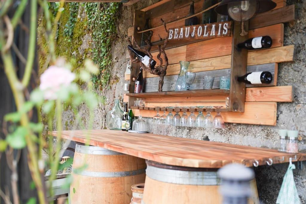 Maison Vigneron - Maison Et Studio Saint-Didier-sur-Beaujeu Eksteriør billede